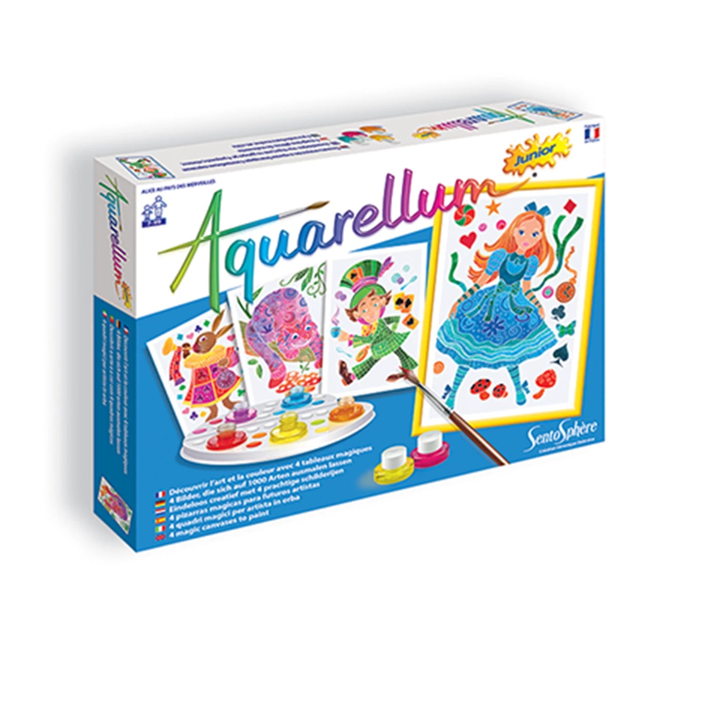 AQUARELLUM JR ALICE AU PAYS DES MERVEILLES (FR-DE-IT-EN-ES-NL)