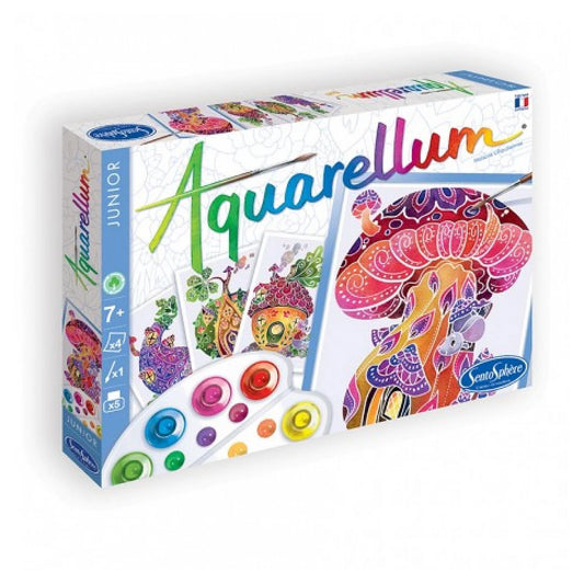 AQUARELLUM JR 4T MALLETTE LILLIPUTIENS (FR-DE-IT-EN-ES-NL)
