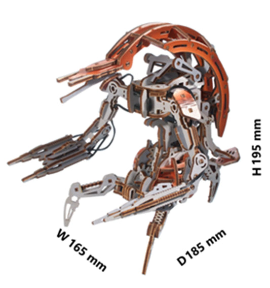 UGEARS - MODELLO SW DROIDEKA™ 180 ST. (FR-DE-EN-POL-ES-UKR) - F/D/I/ML/F/D/I/ML