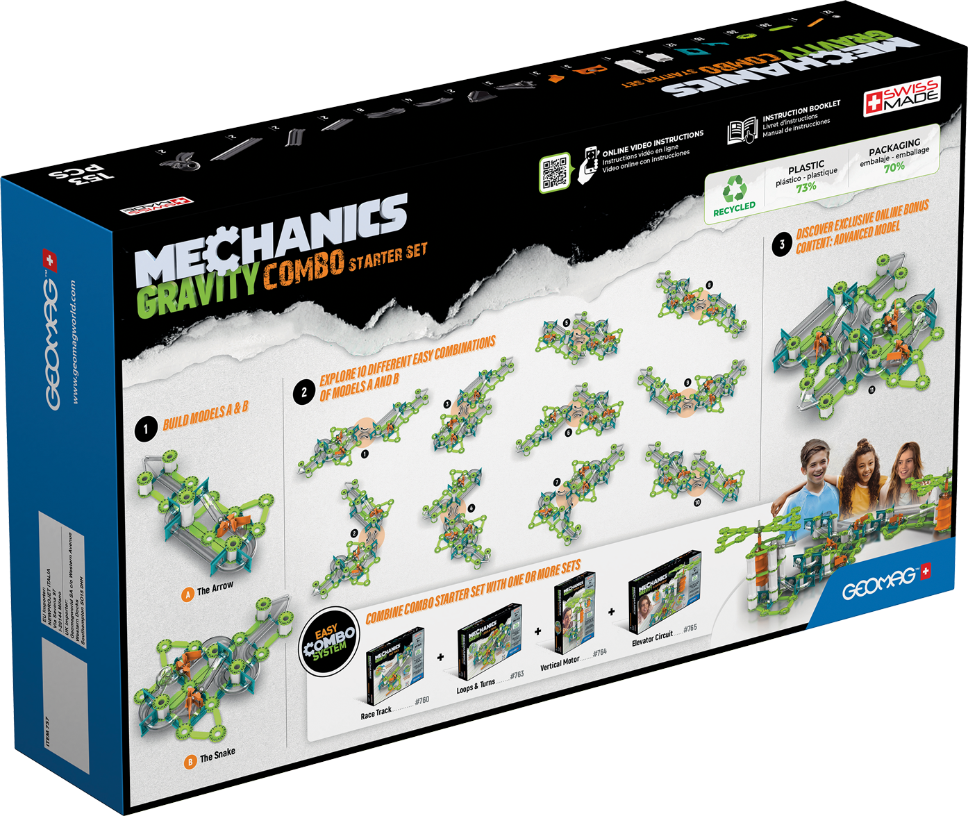 757 MECHANICS GRAVITY KOMBO STARTER SET 153 - GEOMAGWORLD