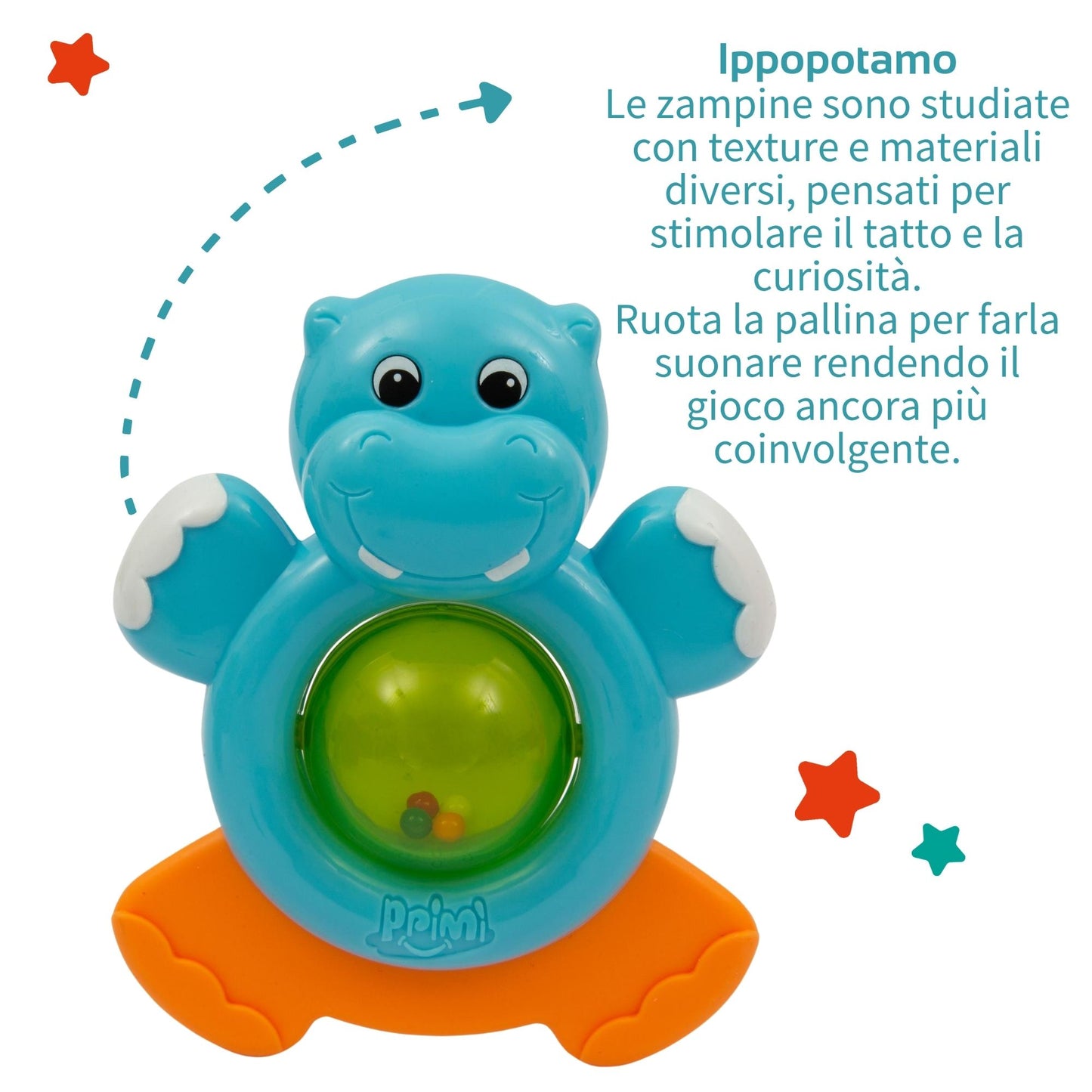 3-TEILIGES RASSSELSET – PRIMI‘ – GIOCHI PREZIOSI