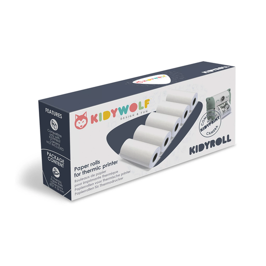 PAPIER THERMIQUE POUR APPAREIL PHOTO INSTANTANÉ - KIDYWOLF