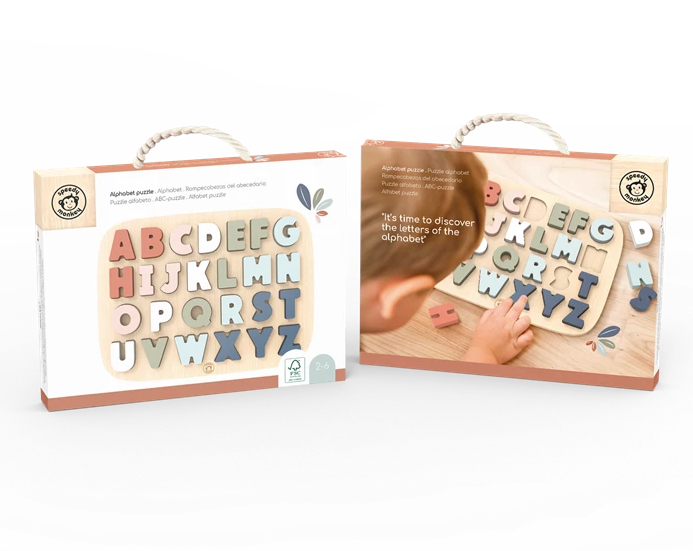 BUCHSTABEN-PUZZLE - SPEEDY MONKEY