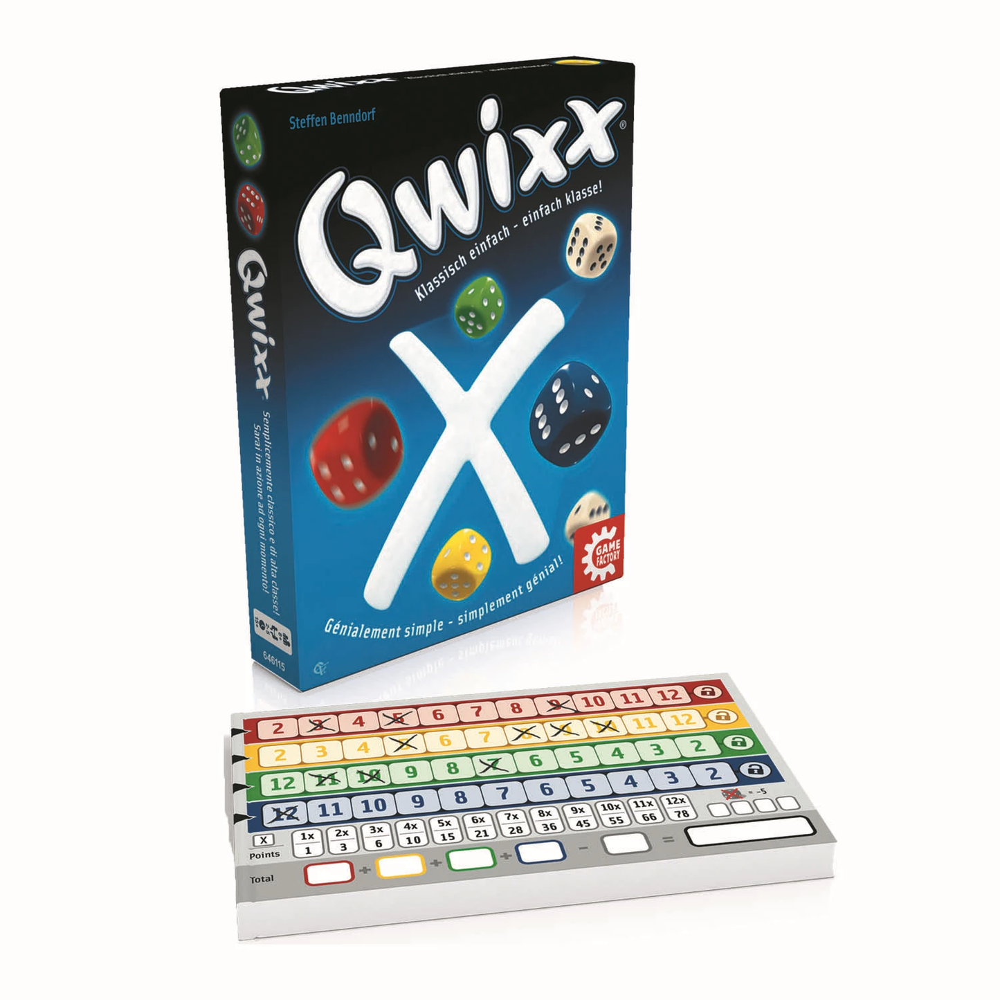 QWIXX - GAME FACTORY - MEHRSPRACHIG