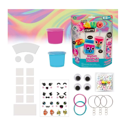 PORTE-CLÉS SQUISHY KIT - NANOCRAFTS - GIOCHI PREZIOSI