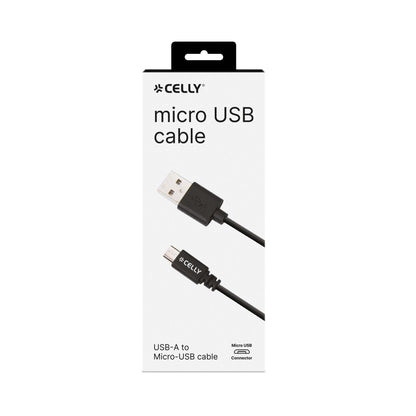 CABLE USB/ MICRO USB BLACK - CELLY