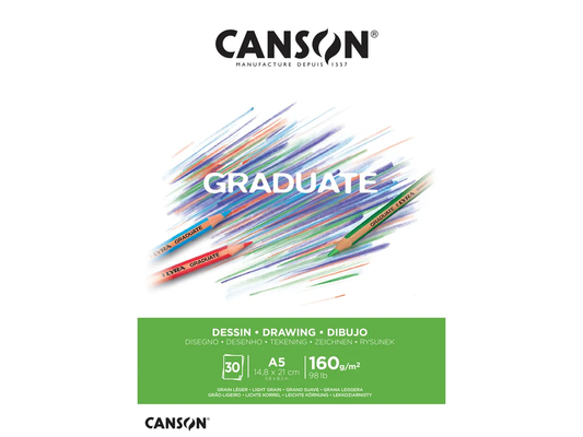 ALBUM A5 DA DISEGNO DA 30 FOGLI BIANCHI - CANSON
