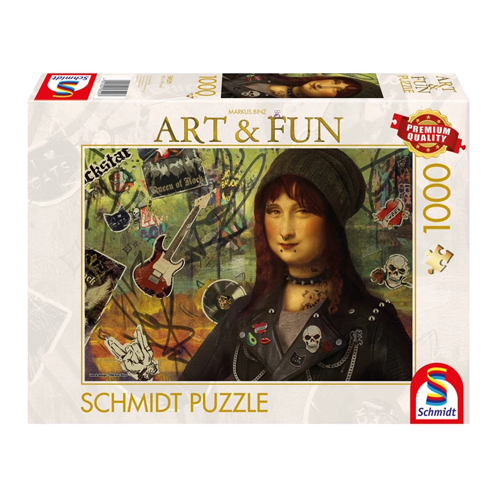 PUZZLE MONA LISA MODERN 1000 TLG - SCHMIDT