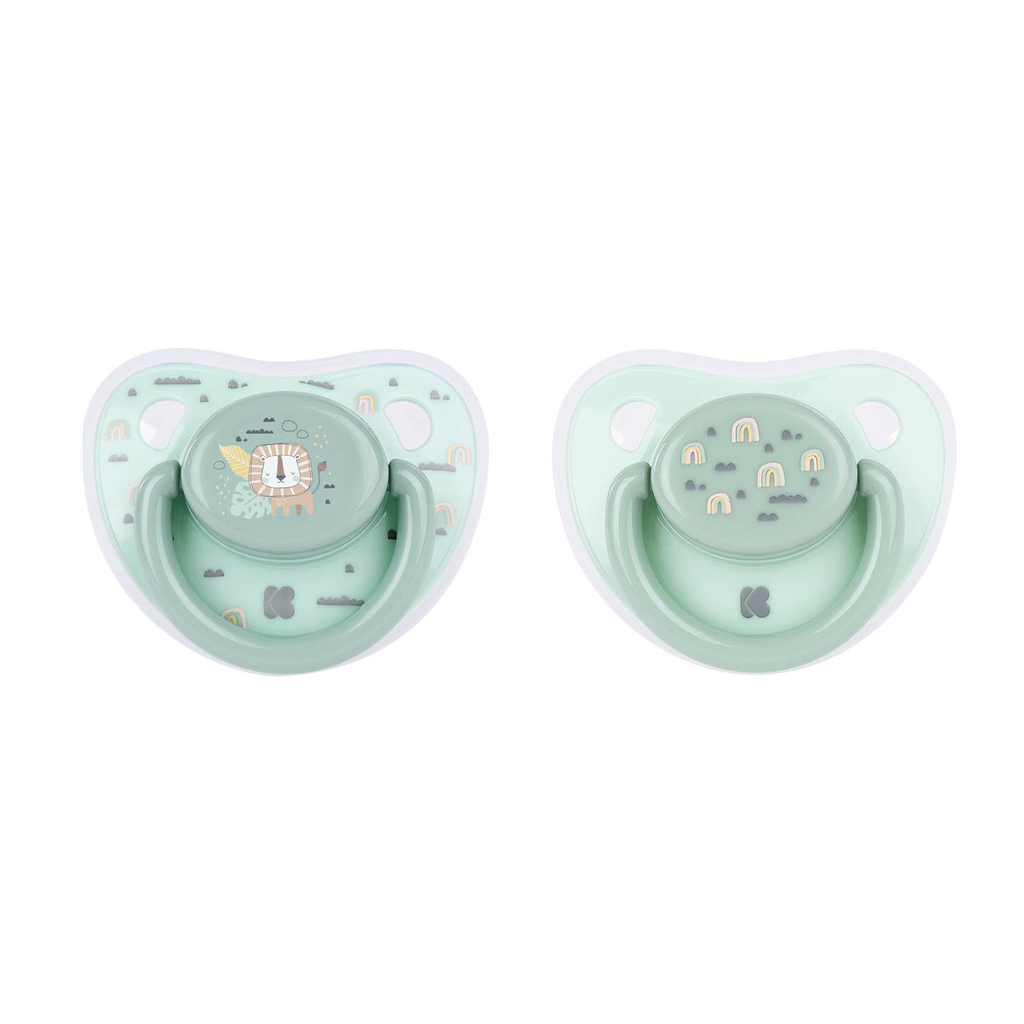 SCHNULLER SAVANNA 2 STK - 0/6M - MINT - KIKKABOO