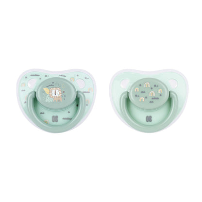 SCHNULLER SAVANNA 2 STK - 0/6M - MINT - KIKKABOO