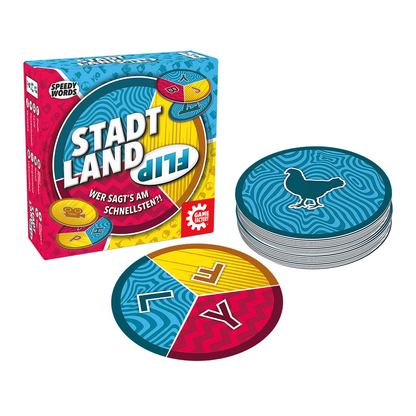 STADT LAND FLIP - GAME FACTORY - MEHRSPRACHIG