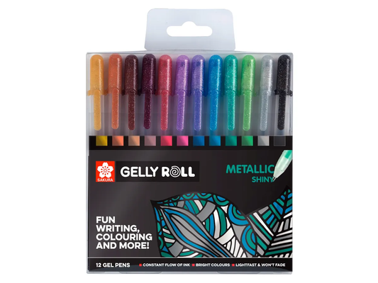 PENNE GEL METALLIC PACK DA 12 - SAKURA