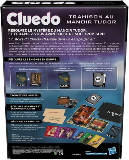 CLUEDO ESCAPE DER VERRAT - HASBROGAMING - DE