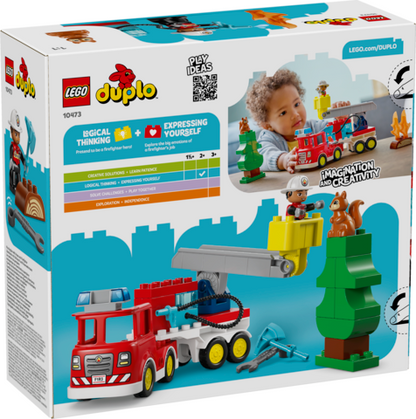 CAMION DE POMPIER ET LANCE - DUPLO 10473 - LEGO