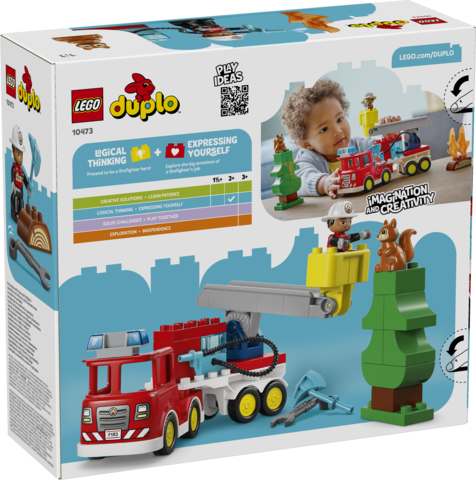 CAMION DE POMPIER ET LANCE - DUPLO 10473 - LEGO