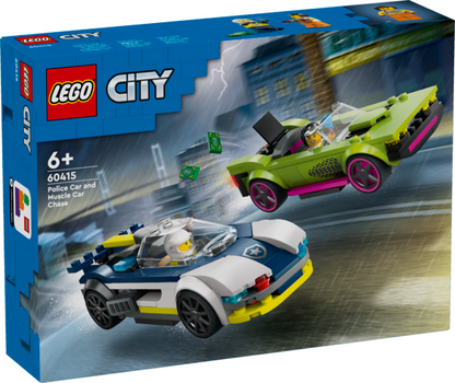 COURSE-POURSUITE EN VOITURE DE COURSE - CITY POLICE 60415 - LEGO