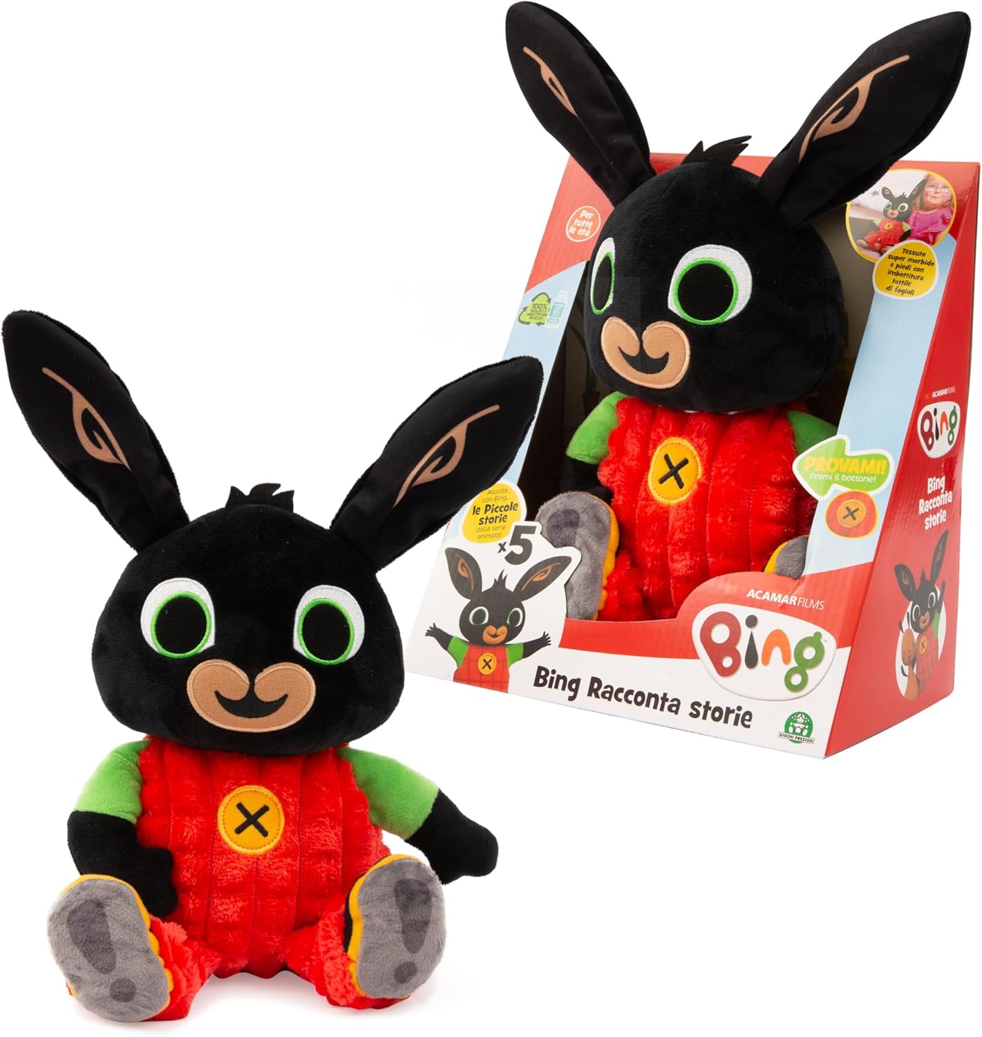 PELUCHE BING – GESCHICHTENERZÄHLER – 35CM – GIOCHI PREZIOSI