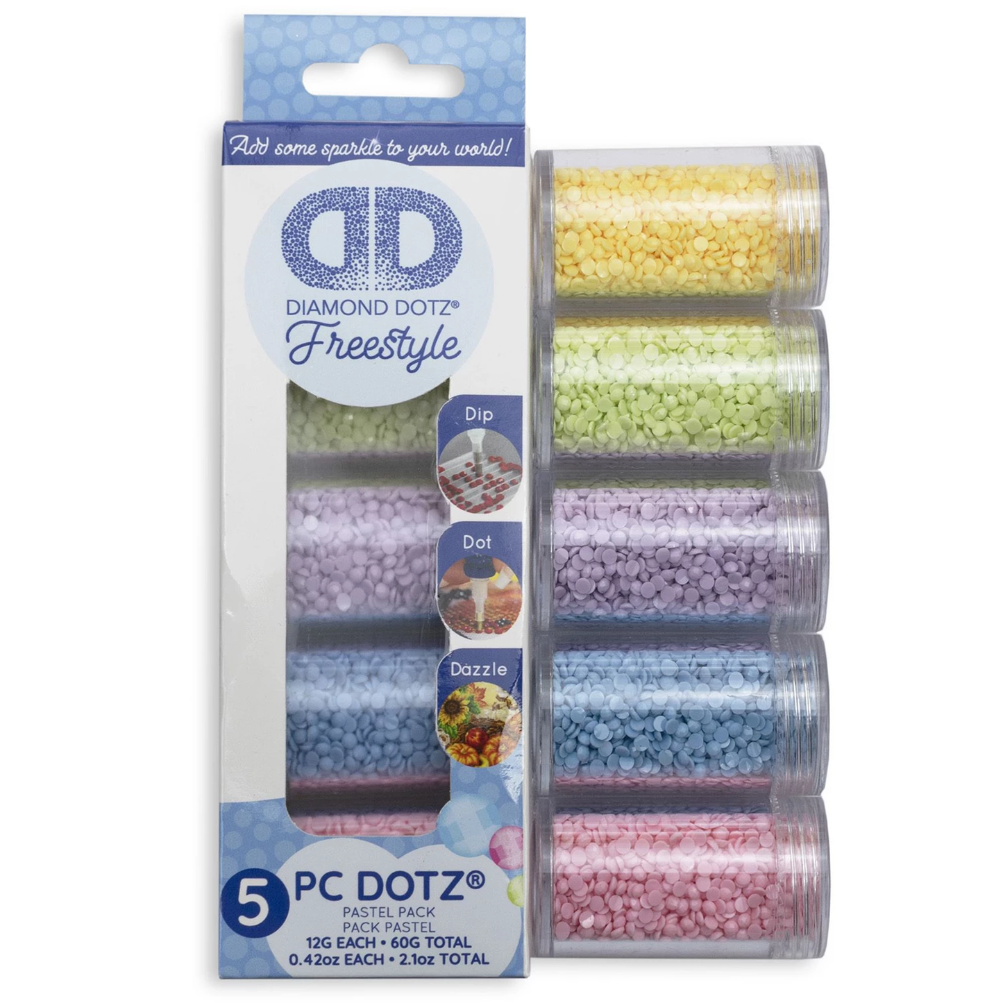 DIAMOND PAINTING 5 PASTELFARBEN - DIAMOND DOTZ