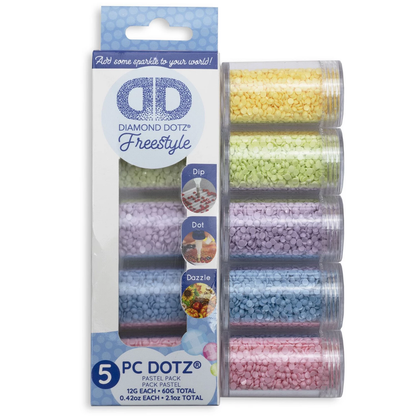 DIAMOND PAINTING 5 PASTELFARBEN - DIAMOND DOTZ