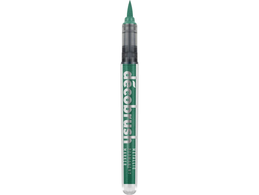 PENNA DECO BRUSH METALLICA VERDE SCURO - KARIN