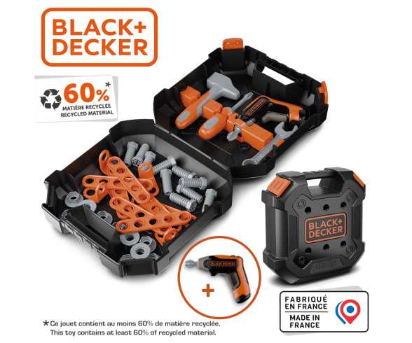 🟡 BLACK AND DECKER AKKUSCHRAUBER - SMOBY -BESTSELLER