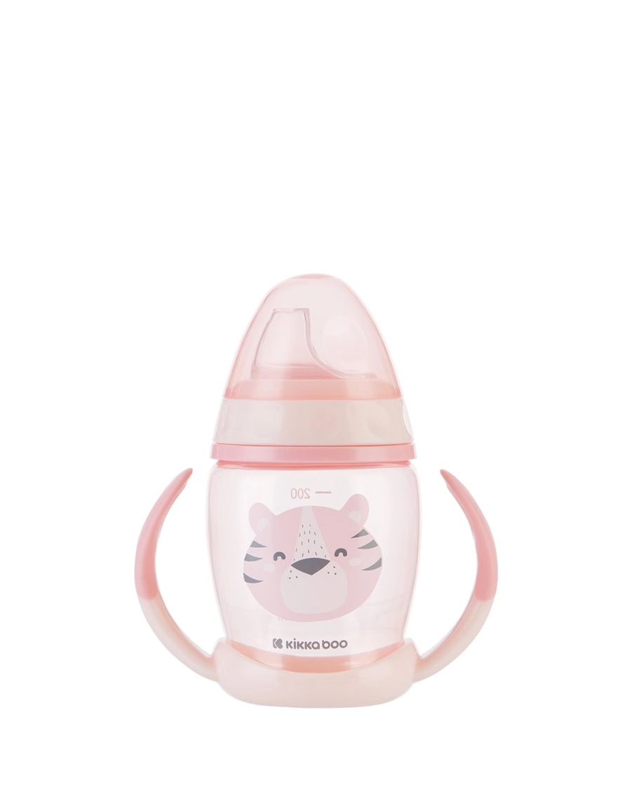 PP-SILIKONTASSE – HAPPY FACE PINK – KIKKABOO