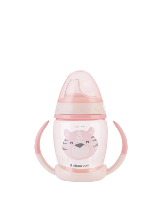 PP-SILIKONTASSE – HAPPY FACE PINK – KIKKABOO