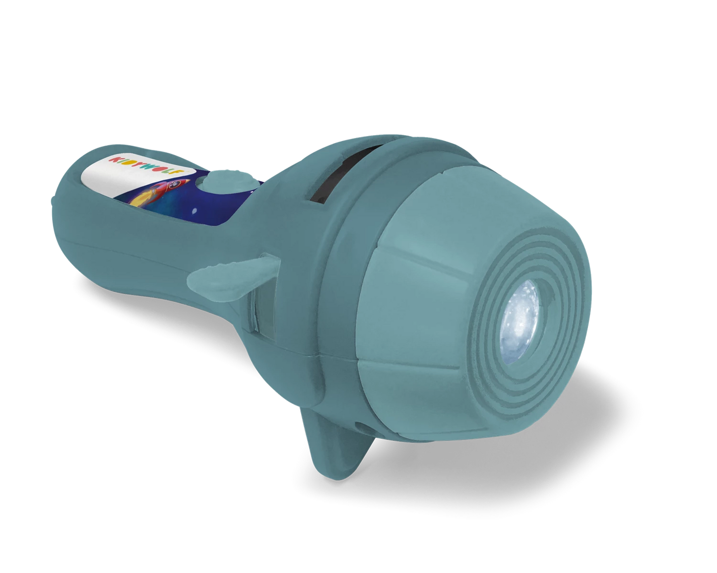 LAMPE DE POCHE PROJECTEUR AVEC 3 DISQUES (BLEU) - KIDYWOLF