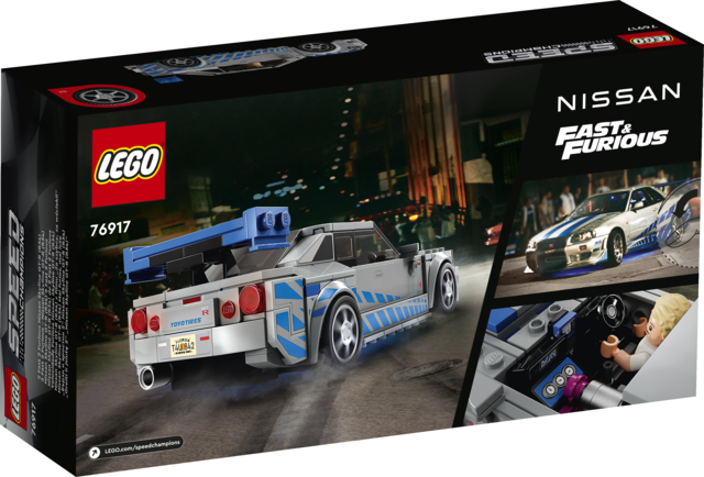 2 FAST 2 FURIOUS NISSAN SKYLINE - SPEED CHAMPIONS 76917 - LEGO