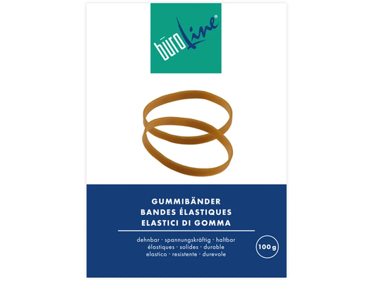 ELASTICI MARRONI 30MM PACK DA 100GR - BUROLINE