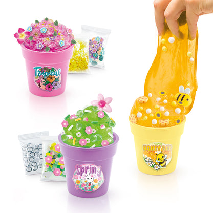 SLIME FLOWER PACK – KIT SLIME CREAVITO FLOREALE - CANAL TOYS