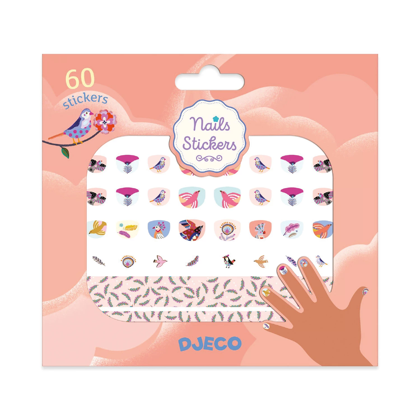 NAGELLACK-STICKER FEDERN - DJECO