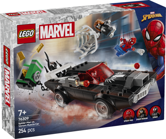 SPIDERMAN CONTRE MUSCLE CAR - SUPER HÉROS 76309 - LEGO