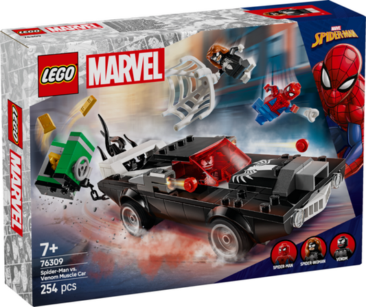 SPIDERMAN CONTRE MUSCLE CAR - SUPER HÉROS 76309 - LEGO