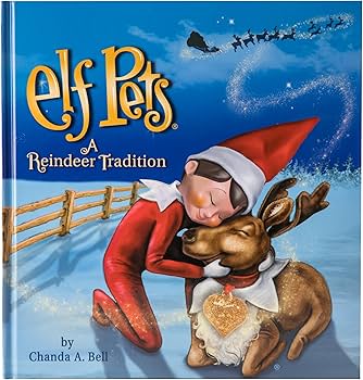 WEIHNACHTSTRADITION RENTIER BUCH UND PLÜSCHTIER - CREATIVAMENTE