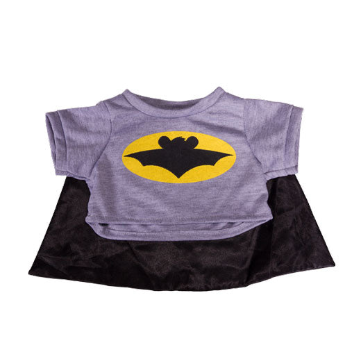 BATMAN T-SHIRT MIT UMHANG OUTFIT - 40CM - MAKE A TEDDY