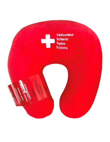 CUSCINO DA VIAGGIO SVIZZERA SOUVENIR