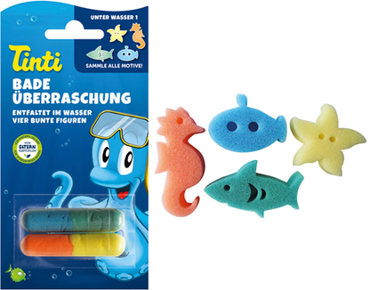 BADEWANNE ÜBERRASCHUNGSSCHWAMM SORT. - TINTI