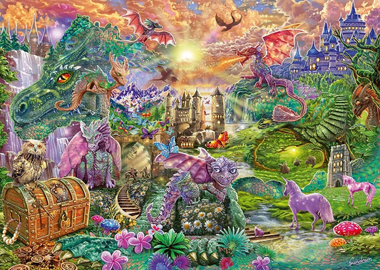 PUZZLE DRACHENLAND 1000 TEILE - SCHMIDT