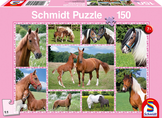 PUZZLE PFERDE 150 TEILE - SCHMIDT
