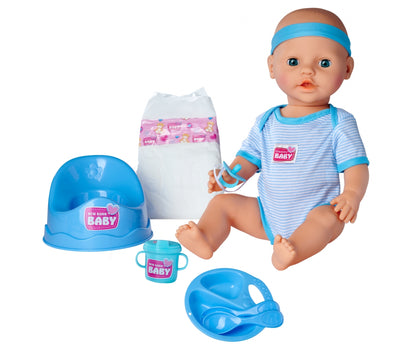 POUPÉE AVEC ACCESSOIRES BLEUS - SIMBA TOYS