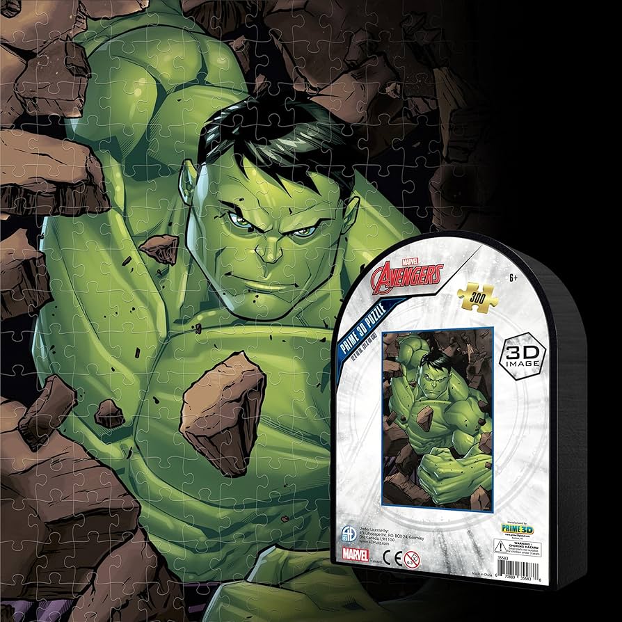 3D-BLECHPUZZLE HULK 300 TEILE - GRANDI GIOCHI