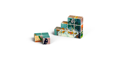 003 SÉLECTION DE CHEFS-D'ŒUVRE CUBE ART 12 - GEOMAGWORLD