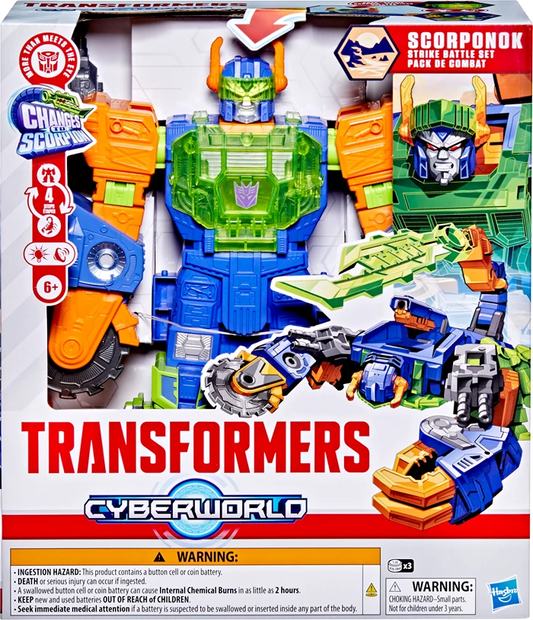 🟡 TRANSFORMERS SKORPONOK STRIKE BATTLE SET - HASBRO - BEST-SELLER