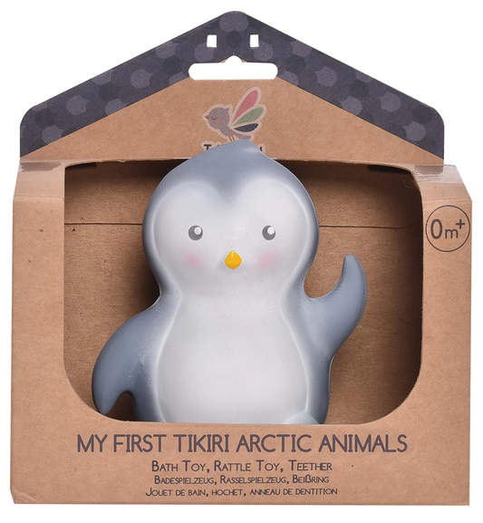PINGUIN-BEISSFIGUR AUS NATURKAUTSCHUK - TIKIRI