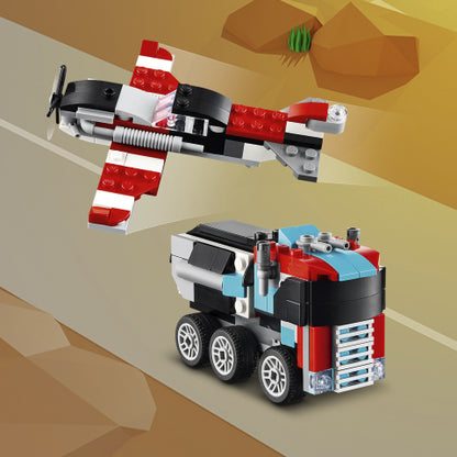 CAMION AVEC HÉLICOPTÈRE CREATOR 31146 - LEGO