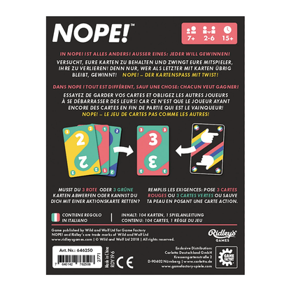 NOPE - SPIEL FABRIK - MEHRSPRACHIG