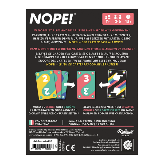 NOPE - SPIEL FABRIK - MEHRSPRACHIG