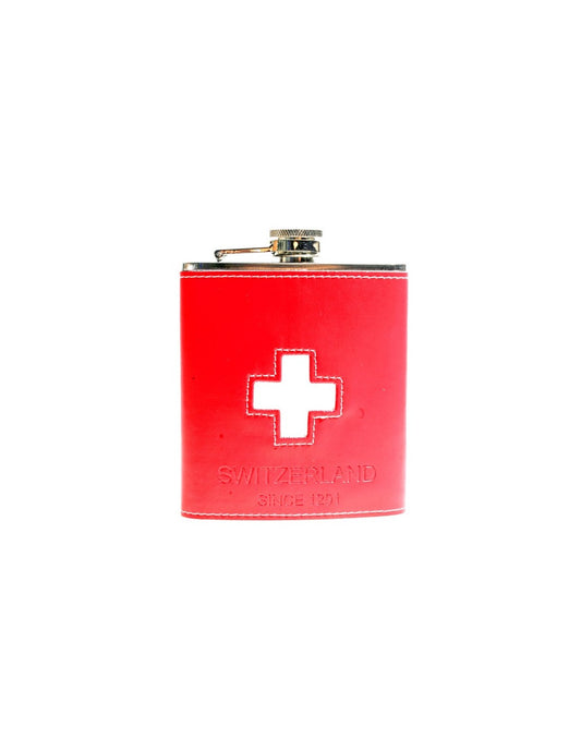 FIASCHETTA IN PELLE ROSSA SOUVENIR