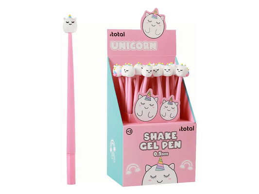PENNA GEL UNICORN FLESSIBILE COLORI ASS. - I-TOTAL